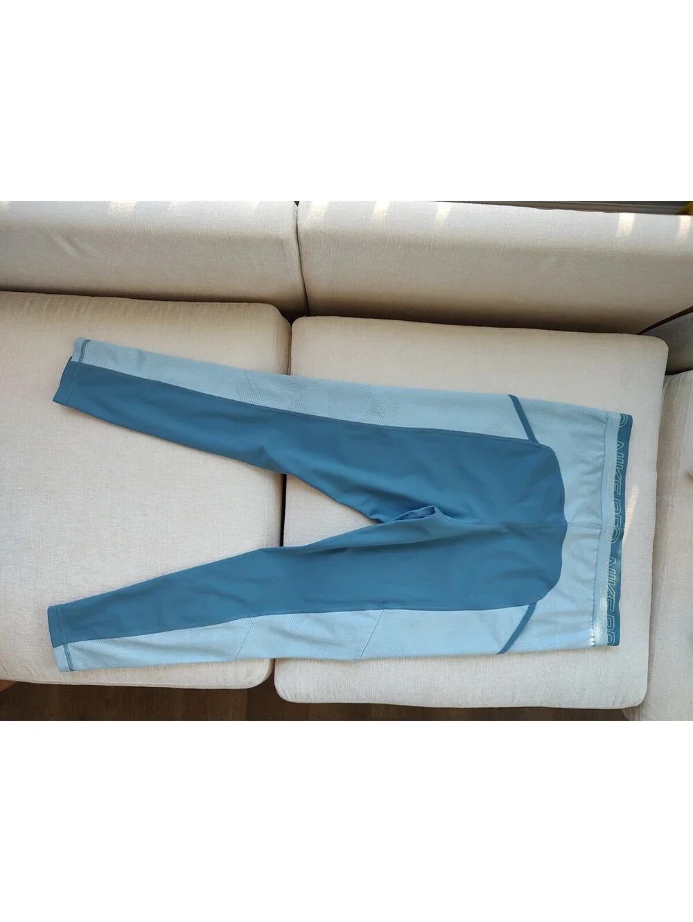 Nike Blue Pro Dri-FIT Women's Leggings Size Large